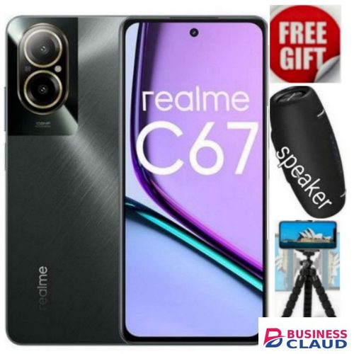 Realme C67 8GB RAM + 256GB Storage, 6.72'' Inch,5000mAh battery+SPEAKER+TRIPODSTAND