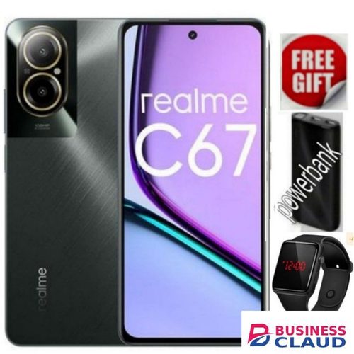 Realme C67 8GB RAM + 256GB Storage, 6.72'' Inch,5000mAh battery+POWERBANK+WATCH