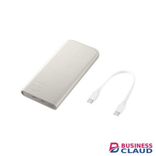 Samsung Galaxy Note 20 10000mAh Power Bank, 25W PD Fast Charging, Dual Output, Quick Charge, Beige BATTERY PACK WITH USB C CABLE