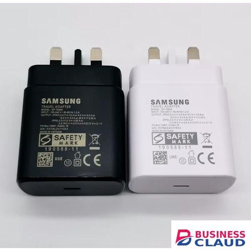 Samsung Galaxy Fast Charger 45W USB C type c to c full Wall Charger Super Fast Adapter Android Phone Charger for Galaxy A16 A15 5G A14 A13 A53 A54 A55 A06 A04s A05s A12 A52 S25 S24 S23 S22 S21 S20 S10 Z Flip 5 Z Fold 5 - Black,White