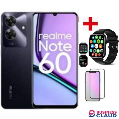 Realme Note 60- 6.74'' 3GB RAM + 64GB Storage 5000mAh Battery+SMARTWATCH+PROTECTOR