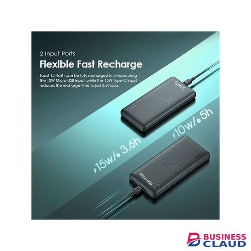 Oraimo Toast 15 Flash 10000mAh Fast Charging Power Bank 15W