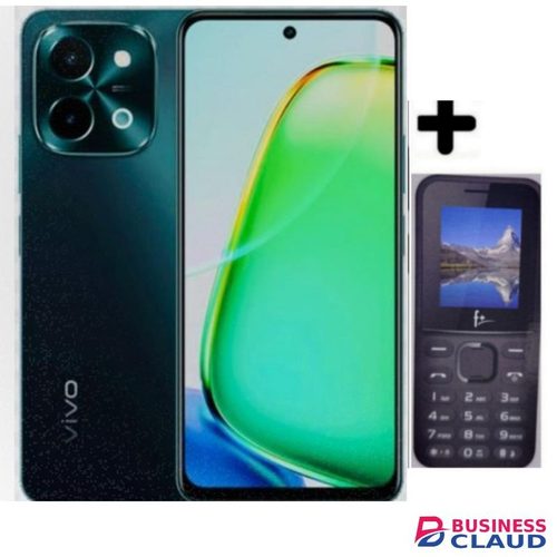 Vivo Y28 - 6.64" - 8 GB RAM + 128 GB Storage,6000mAh Battery+ PHONE