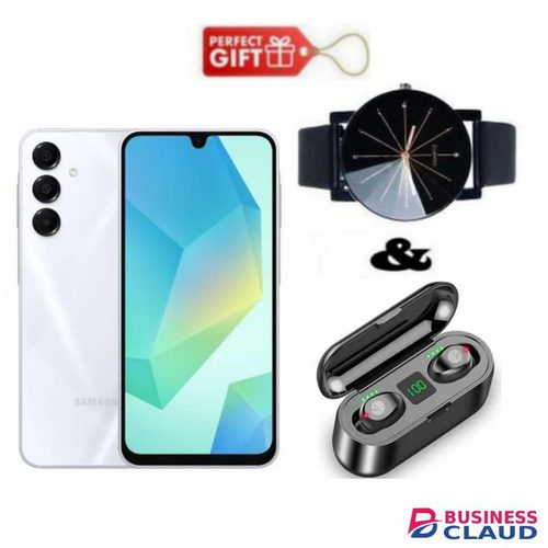 Samsung Galaxy A16, 6.7'' Display, 256GB ROM+ 8GB RAM (Dual SIM), 50MP Camera, Android 14, 5000mAh, Grey + Watch & F9 Earbuds