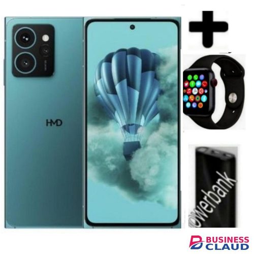 Hmd ARC, 4GB RAM + 64GB Storage 6.52" Display, 5000mAh Battery(Dual)+SMARTWATCH+POWERBANK