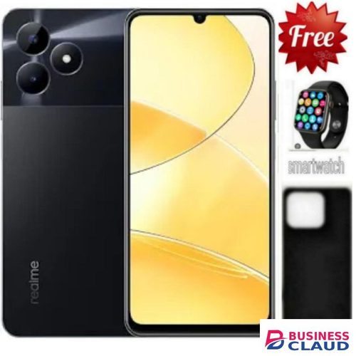 Realme C51 6.74'', 4GB RAM + 128GB Storage, 50MP, 5000mAh Battery-+FREE SMART WATCH+COVER