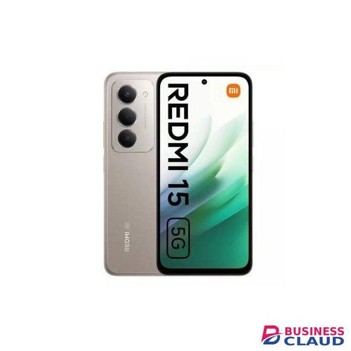 XIAOMI Redmi 15 6.9" Display, 8GB RAM + 256GB ROM, 4G (DUAL SIM) 50MP Camera, 7000mAh, Grey + Airpods & Led Watch