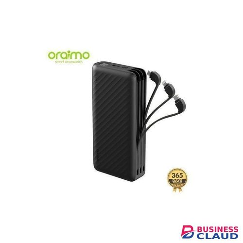 Oraimo 3 Built-in ChargeCable AniFast Fast Charge 27000mAh with three cables