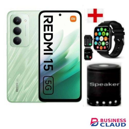 XIAOMI Redmi 15 4G, 4GB ROM+128GBRAM 6.9 inches,Battery 7000 mAh+24 MONTHS WARRANTYSMARTWATCH+MINISPEAKER