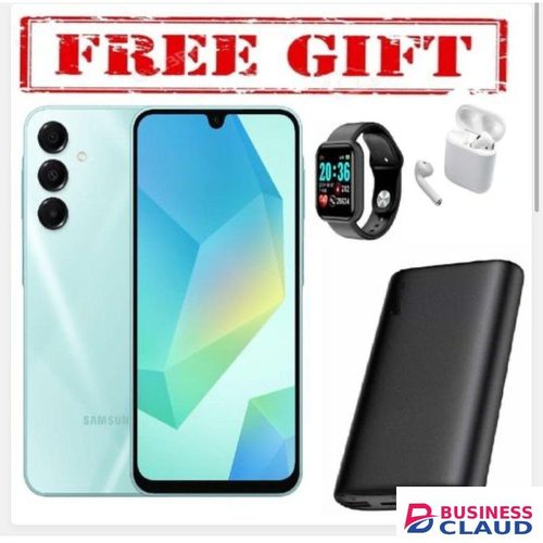 Samsung Galaxy A16, 4GB+128GB ROM 6.7" HD, Android 14,50MP-Camera, Battery-5000mah (Dual sim)COMES WITH FREE GIFTS
