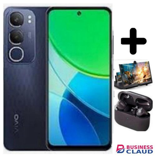Vivo Y19s,6.68'' Display. 4GB RAM/128GB Storage,Dual,5500MAH Battery,50MP Camera+MAGNIFIER+EARPODS