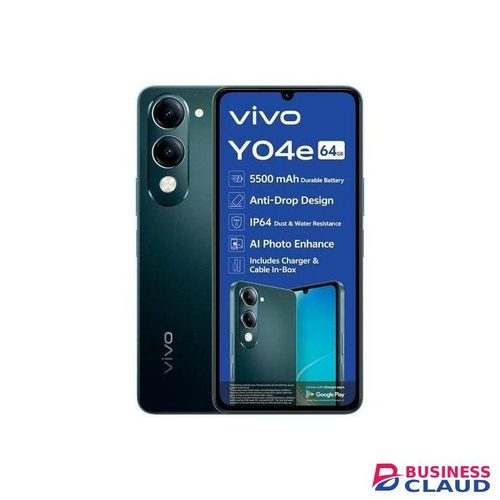 Vivo Y04e 4G, 6.74", 4GB RAM + 64GB Storage (Dual SIM), 5500mAh - Green
