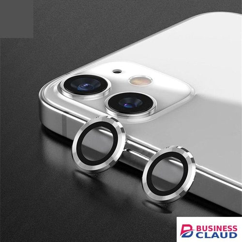 iPhone 12 Mini Phone Case, Metal Ring Camera Lens Protector for Enhanced Protection for Second Device