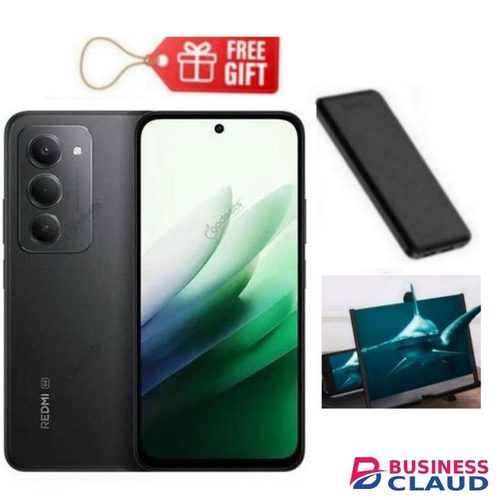 XIAOMI REDMI 15 4G, 6.9 Inches Display, 256GB ROM + 8GB RAM, Dual SIM, 7000mAh Battery (24 Months Warranty) Black + Magnifier & Power Bank