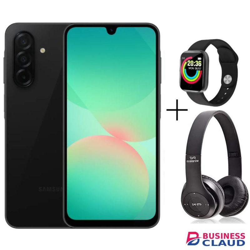 Samsung Galaxy A26 5G, 6.7'' 8GB RAM + 256GB ROM, 50MP, Dual Sim- Black + Free Gifts