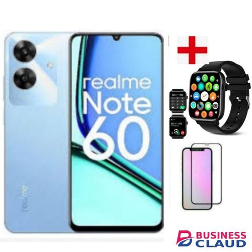 Realme NOTE 60 4GB RAM +128GB Storage 5000 MAH BATTERY DUAL+SMARTWATCH+PROTECTOR