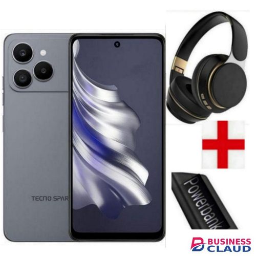 Tecno Spark 40, 6.67'',128GB Storage+ 4+4GB RAM( Extended) (Dual Sim) 50MP, 5200 MAh +HEADPHONES+POWERBANK