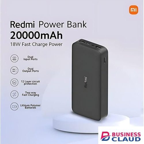 XIAOMI 20,000 mAh Redmi 18W Fast Charge Power Bank For iPhone, Samsug, Redmi