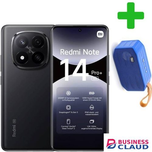 XIAOMI REDMI NOTE 14 PRO PLUS Memory: 512GB + 12GB RAM 5G DUAL SIM+GIFTS SPEAKER