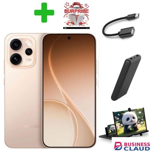 Oppo Reno 15F 5G – 6.57" AMOLED –12GB +512 50MP Ultra-Clear Camera – 7000mAh Battery – 80W Fast Charger+I12,LED,COVER