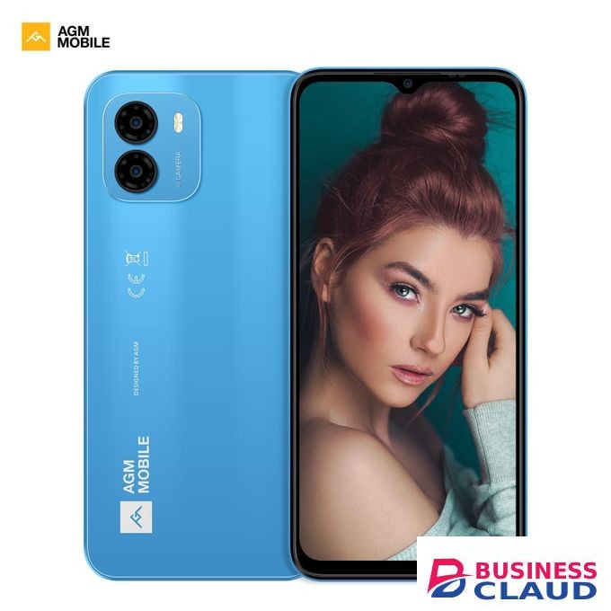 AGM AGM NOTE N1, Android 13, 128GB + 16GB RAM(8GB Extended), 50MP AI Camera, 4900mAh - Blue