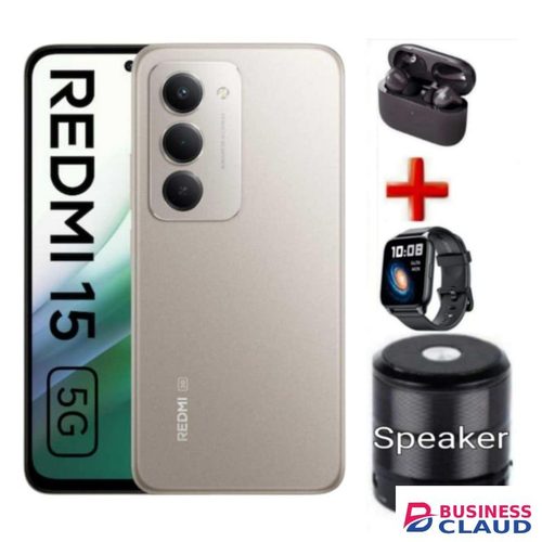 XIAOMI Redmi 15 4G, 256GB 8GB RAM 6.9 inches,Battery 7000 mAh+24 MONTHS WARRANTY +WATCH+PODS+MINI SPEAKER
