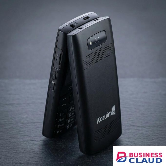 Koruima K1707 Feature Phones 1.77" 1000mAh Strong Flashlight Dual Sim Wireless FM Radio Button Phones Black
