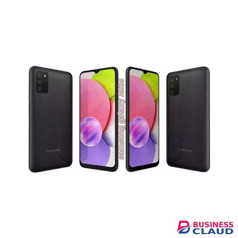 Samsung Galaxy A03S, Black, 3GB/32GB, Refurbished + Free 32GB Memory Card, Single Sim.