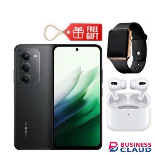 XIAOMI Redmi 15, 6.9' Display, 6GB RAM + 128GB ROM (Dual SIM) 50MP Camera, 7000mAh Black + Led Watch & Airpods