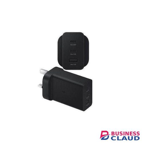 Samsung Quality GALAXY (3 in 1)Trio)65 Watt 25 Watts 15 Watts Multi Port (Trio) Fast Charger ADAPTER Cable Not Included FOR A17,A07SA06,A06S,A16,A26,A36,A56,A04,05,A05s, S23 Ultra Note 10/ Note 10+ 20 Ultra /S10 5GS20Ultra /S21Ultra/S22Ultra/Z Fold 3/ Z
