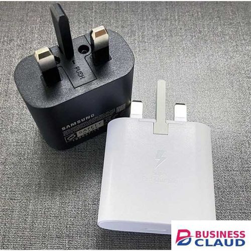 Samsung 25 Watts White Super Fast Charger/ Adapter With Type C Output for Galaxy A16, A06, A26, A36, A56, A14, A15, A23, A24, A25, A33, A34, A35, A53, A54, A55, A73, A74, S23, S23 Plus, S24, S24 Plus, S24 Ultra, S21, S22 Plus, S22 Ultra, S22