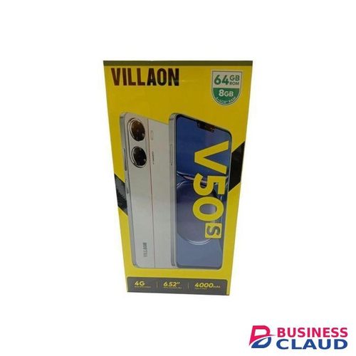 VILLAON V50s " 6.52 " 4GB Ram + 64GB Rom, 4000 mAh battery, 8Mp Camera, Type C, Dual sim, 4 G Andriod 14