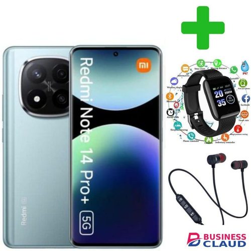 XIAOMI REDMI NOTE 14 PRO PLUS Memory: 512GB + 12GB RAM 5G DUAL SIM+GIFTS SMART WATCH,SPORTS