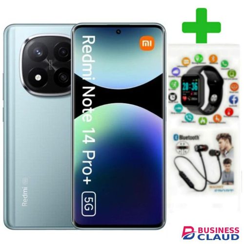 XIAOMI REDMI NOTE 14 PRO PLUS Memory: 512GB + 12GB RAM 5G DUAL SIM.+ SWATCH SPORT EARPHONES