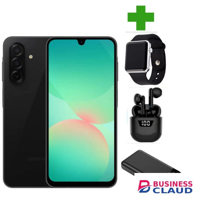 Samsung Galaxy A26 5G, 6.7'' 6GB RAM + 128GB ROM, 50MP, Dual Sim -WATCH I12 P.BANK