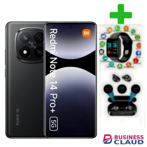 XIAOMI REDMI NOTE 14 PRO PLUS Memory: 512GB + 12GB RAM 5G DUAL SIM.+ S WATCH F9