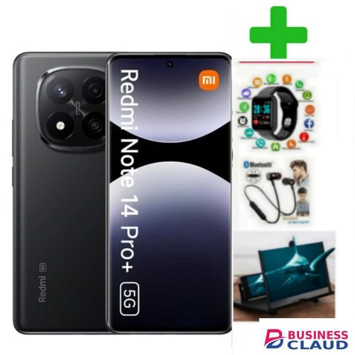 XIAOMI REDMI NOTE 14 PRO PLUS Memory: 512GB + 12GB RAM 5G DUAL SIM.+ S WATCH MAGNIFIER SPORT