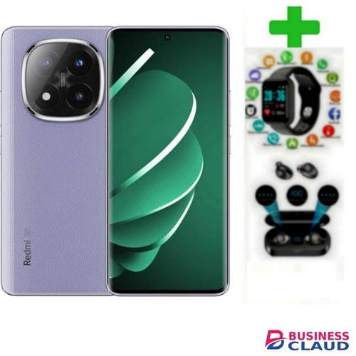 XIAOMI REDMI NOTE 14 PRO PLUS Memory: 512GB + 12GB RAM 5G DUAL SIM.+ F9 BUDS WATCH