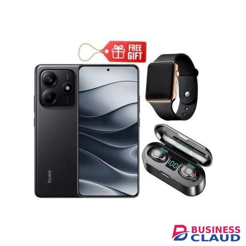 XIAOMI Redmi Note 14, 6.67", 256GB + 8GB RAM (Dual SIM), 5500mAh, Midnight Black + Led Watch + F9 Earbuds