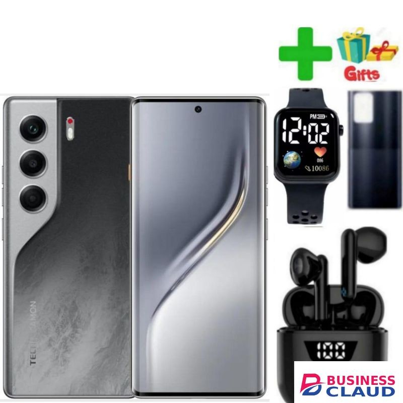 Tecno CAMON 40 PRO 6.78 INCHES 8GB RAM +256GB ROM 5200 MAH BATTERY DUAL SIM WATCH I12 COVER