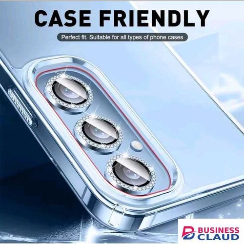 Samsung 3-piece Gold Diamond Metal ring Camera lens protector for Galaxy A16 4g 5g