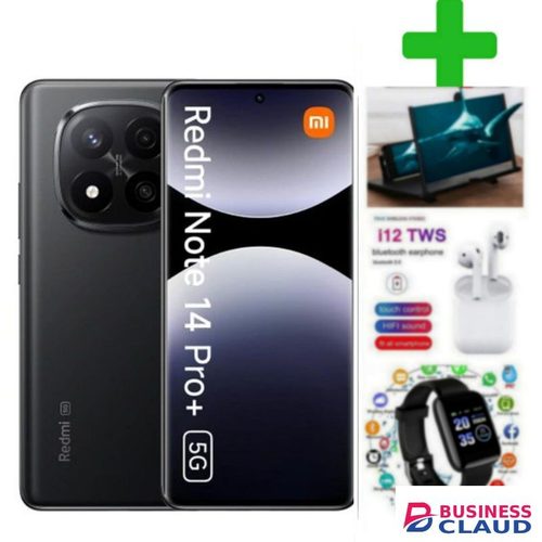 XIAOMI REDMI NOTE 14 PRO PLUS Memory: 512GB + 12GB RAM 5G DUAL SIM.+ S WATCH MAGNIFIER I12