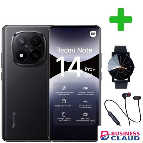 XIAOMI REDMI NOTE 14 PRO PLUS Memory: 512GB + 12GB RAM 5G DUAL SIM+GIFTS SPORTS,WEB WATCH