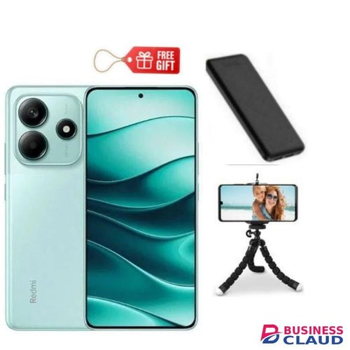 XIAOMI Redmi Note 14, 6.67", 256GB + 8GB RAM (Dual SIM), 5500mAh, Green Tripod Stand+Power Bank
