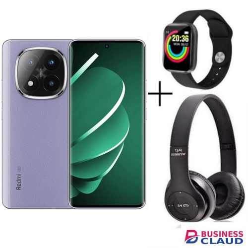 XIAOMI REDMI NOTE 14 PRO PLUS, 8GB RAM + 256GB ROM Memory, 6.67", 5G, 200MP - Lavender Purple + FREE GIFTS AVAILABLE