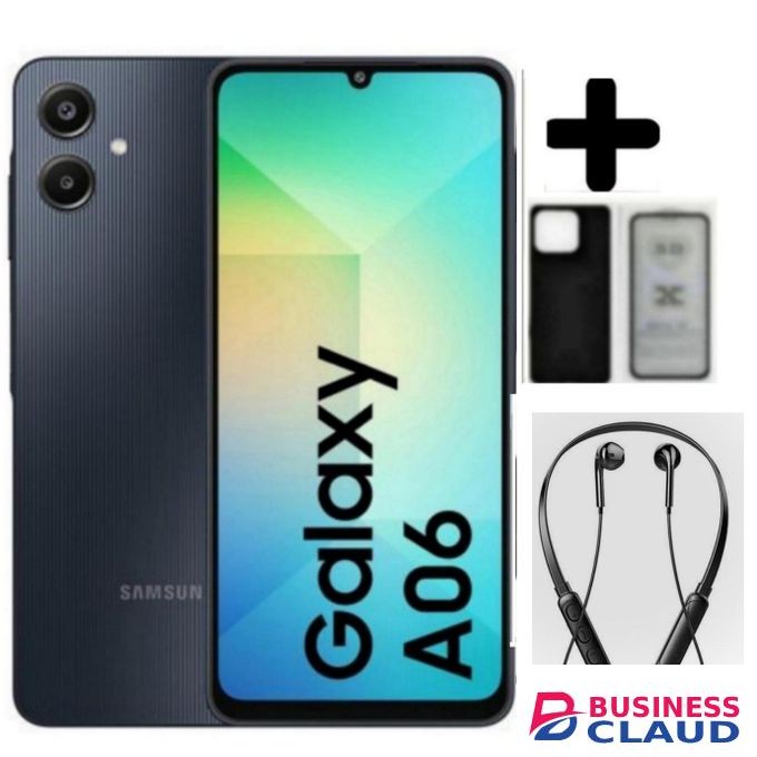 Samsung A06 6.7 DISPLAY 4GB RAM +128GB ROM 5000MAH DUAL SIM+ Neckband+COVERP