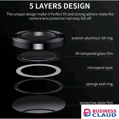 Samsung Galaxy A55 5G 3-Piece Gold Metal Ring Camera Lens Protector - Premium Lens Cover with Diamond Cut Design for Enhanced Protection