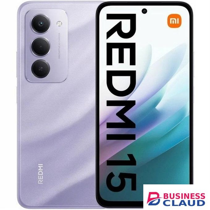 XIAOMI Redmi 15 4G, 6GB RAM + 128GB, 7000mAh, Purple (25 Months Warranty).