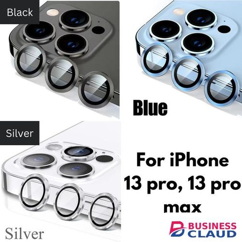 iPhone 13 Pro Max Phone Case, Metal Ring Camera Lens Protector for Enhanced Protection for Eighth Device