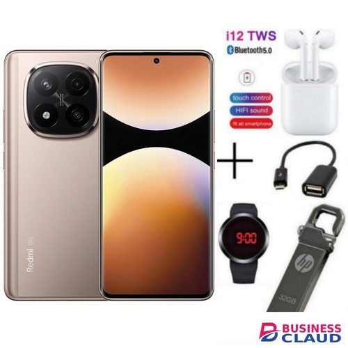 XIAOMI REDMI NOTE 14 PRO PLUS, 8GB RAM + 256GB ROM Memory, 6.67", 5G, 200MP - Sand Gold + FREE GIFTS AVAILABLE
